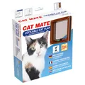 Produktbild: Cat Mate Katzentür 234 B braun mit Magnetverschluss für Katzen 192mm x 200mm