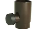 Produktbild: Marley Regensammler mit Anschluss 1“ Aussengewinde Schokoladenbraun RAL 8017 NW