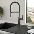Produktbild: Villeroy und Boch Steel Expert 2.0 Küchenarmatur 92800005 Anthracite, schwenkbarer Strahlregler