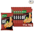 Produktbild: Knorr Instant Nudeln Beef Taste Asia Snack fertig in 3 Minuten (11 x 70 g)