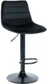 Produktbild: CLP Barhocker Lex Samt, Metallgestell, Höhenverstellbar 360° drehbar