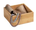 Produktbild: WENKO Bambus Ablage Terra M, praktische Organizer-Box für Schränke und Regale in Küche, Bad und dem gesamten Haushalt, übersichtliche Aufbewahrung von kleinen Utensilien, 15 x 7 x 15 cm, Natur
