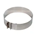Produktbild: Lares Kuchenring/Tortenring mit Griff - 18-30cm Ø, H: 7cm - Federbandstahl, stufenlos verstellbar - Made in Germany