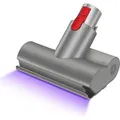 Produktbild: Motorisierte Mini-turbo-matratzenbürste, Kompatibel Mit Dyson V7, V8, V10, V11 Und V15. Schnell Abnehmbare Bürste Für Sofa, Sessel Und Stuhl. Uv-led Beseitigt Bakterien Und Allergene.