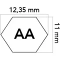 Produktbild: Sechskantriemen AA90 Rasentraktor UNIVERSAL 12.7x2286mm