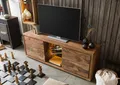 Produktbild: MASSIVMOEBEL24 TV-Board Akazie 175x40x63 natur lackiert BARK #111