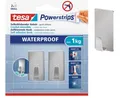 Produktbild: Tesa ® Powerstrips ® Selbstklebender Haken Edelstahl Klebehaken Wandhaken 59780