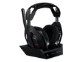 Produktbild: LOGITECH Astro A50 (Gen 5) LIGHTSPEED kompatibel mit Dolby Atmos inkl. Basisstation, kabellos, Over-ear Gaming Headset Bluetooth Schwarz