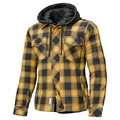Produktbild: Held Lumberjack II Flanellhemd, schwarz-gelb, Gr. XL