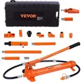 Produktbild: VEVOR Hydraulischer Wagenheber 12 t, Lufthydraulisch, 135 mm Hub, Rot, inkl. Verlängerungsstangen