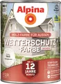 Produktbild: Alpina Wetterschutzfarbe 2,5 L weiß