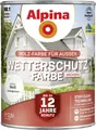 Produktbild: Alpina Wetterschutzfarbe 2,5 L weiß