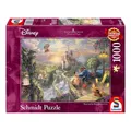 Produktbild: 1000 Teile Puzzle Disney Die Schöne und das Biest Thomas Kinkade Studios Schmidt