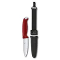 Produktbild: Victorinox Taschenmesser Venture, 5 Funktionen, Swiss Made, Feststehendes Outdoor Messer Inkl. 10,5 cm Klinge und Sechskantloch, Full Tang, Rot