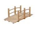 Produktbild: COSTWAY Zierbrücke, Holzbrücke, Gartenbrücke, Dekobrücke, 150 x 67 x 55 cm