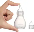 Produktbild: Haakaa Silikon Nasensauger Baby Sicherer Baby Nasenreiniger Easy-Squeeze, Sauger