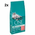 Produktbild: PURINA ONE BIFENSIS ADULT KATZENFUTTER TROCKEN LACHS VOLLKORNGETREIDE 2x 9,75 KG
