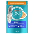 Produktbild: PURINA ONE SENIOR 7+ KATZENFUTTER NASSFUTTER HUHN & GRÜNEN BOHNEN 52 x 85g