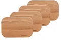 Produktbild: NATUREHOME Schneidebrett 4er Frühstücksbrettchen Buche massiv – Made in Germany, NATUREHOME, Buchenholz, (4erSet, 4-St), Handarbeit