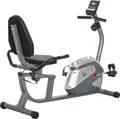 Produktbild: HOMCOM Liegeergometer mit LCD-Anzeige 8 stufig einstellbarem Magnetwiderstand Liegeheimtrainer Nutzergewicht bis 110 kg für zu Hause Gym Metall ABS
