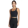 Produktbild: Sport-BH Damen, Skechers Go Flex Rib Longline Bra, Schwarz