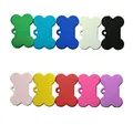 Produktbild: Knochenförmige Erkennungsmarke, 10 Stück Hundemarke Adressanhänger,Hundeknochenanhänger für Hunde und Katzen Haustier-Erkennungsmarke (38 mm)