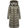 Produktbild: REPUBLIX Winterjacke KAIA Damen Gefütterte Winter Jacke Mantel Parka mit großer Kapuze M