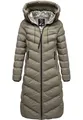 Produktbild: REPUBLIX Damen Gefütterte Winter Jacke Mantel Parka mit großer Kapuze RJ-8025 Olive M