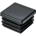 Produktbild: Hettich Einsteckgleiter für Vierkantrohre 30 x 30 mm Kunststoff Schwarz 4 Stück