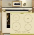 Produktbild: Kaiser Küchengeräte Backofen-Set Herd Set Autark Retro Einbau Backofen Elektro, 73 L mit Induktionskochfeld Autark 60 cm 4 Zonen mit Booster EH 6427 ElfAD+KCT 6195 IElfEm, mit 1-fach-Teleskopauszug