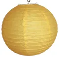 Produktbild: 516, Lampion 1 Stk Papier gelb rund ca 30 cm Ø China Lampe Laterne