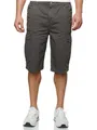 Produktbild: Indicode Herren INNadim Stretch Shorts aus Baumwolle | Cargoshorts Herrenshorts für Männer Raven, M