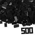 Produktbild: Simba-Blox 104118935 schwarze Bausteine, ab 3 Jahre, 500 Teile