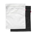 Produktbild: Rayen | Wasch- und Trocknerbeutel | Schützen Sie Ihre Kleidung | Reißverschluss | Mit Sicherheitsschloss | Schwarz & Weiß | Maße: 50x40 cm | Enthält 2 Waschmaschinentaschen