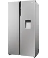 Produktbild: Haier Side-by-Side Front aus Edelstahl HSR5918DWMP, 177.5 cm hoch, 90.8 cm breit, Total NoFrost, Waserdispenser mit Tank, XL-Slim-Line, Multi-Airflow