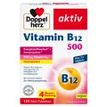 Produktbild: Doppelherz Vitamin B12 500 µg hochdosiert vegan 120 Mini-Tabletten