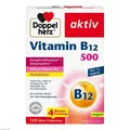 Produktbild: 2x DOPPELHERZ Vitamin B12 500 Tabletten 120 ST