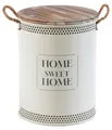 Produktbild: Wäschebehälter Wäschesortierer Wäschetonne HOME  Metall und Holz mit Deckel Gr.L