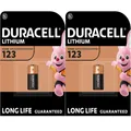 Produktbild: 2 x DURACELL Batterie Lithium Foto Rauchmelder und weitere CR123 1er-Blister