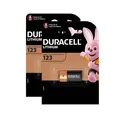 Produktbild: 2x Duracell 123 CR17345 DL123A CR123A 3V Photo Lithium Batterie im 1er Blister