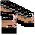 Produktbild: 10x Duracell 123 CR17345 DL123A CR123A 3V Photo Lithium Batterie im 1er Blister