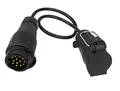 Produktbild: LAS 10012 Adapterkabel Anhänger, 13-poliger Stecker auf 7-poliger Dose, 40 cm