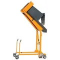 Produktbild: Mülltonnen-Kippstation mit Handpumpe, LxBxH 1570x980x1720 mm, RAL 2000 orange