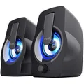 Produktbild: Trust PC-Lautsprecher Gemi RGB 22948, 6 Watt, 2.0 Stereo, RGB-LED, 3,5mm Klinke