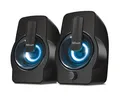 Produktbild: Gemi 2.0 Kompaktes Lautsprecherset mit RGB LED-Beleuchtung 12 W 6 W RMS PC La...
