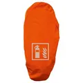 Produktbild: Abtec Gitternetzhaube ISO 7010, für Feuerlöscher bis 12 kg, leuchtorange