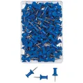 Produktbild: 2x 100 Pin Wand Nadeln Dunkel Blau für Pinwand Push Pins Dark Blue Pinnwand WEDO