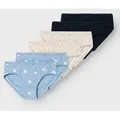Produktbild: Name It Panty NKFBRIEFS 6P HEARTS NOOS (Packung, 6-St) blau 98