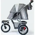 Produktbild: InnoPet® Buggy Comfort Air ECO IPS-041/G Luftreifen Hundebuggy Pet Stroller Hundewagen Mittelgrau/Grau - Grau