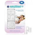 Produktbild: NASIVENT Tube Plus (M) – 2er-Set Nasendilatatoren aus Silikon gegen Schnarchen & für bessere Nasenatmung – mit Aufbewahrungsbox & Haltezapfen